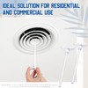 6 Pcs Round Ceiling Diffuser Plastic Key Handle, Vent Key