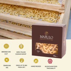 Marulo, Cassarecce, Italian Pasta Bronze Die Cut Artisan, Italian Pasta, Only 2 Ingredients,100% Durum Semolina. Imported Italian Pasta (1.1 Pound). Pasta from Campania.