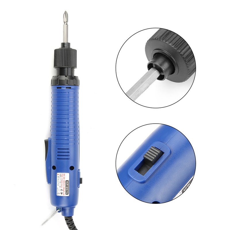 1/4'' Automatic Handheld Straight Shank Electric Screwdriver Practical Tool
