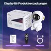 Astronaut Projektor 9 Sternenhimmelmodi, Sternenhimmel Projektor 2 Sternenlichtmodi (per Fernbedienung