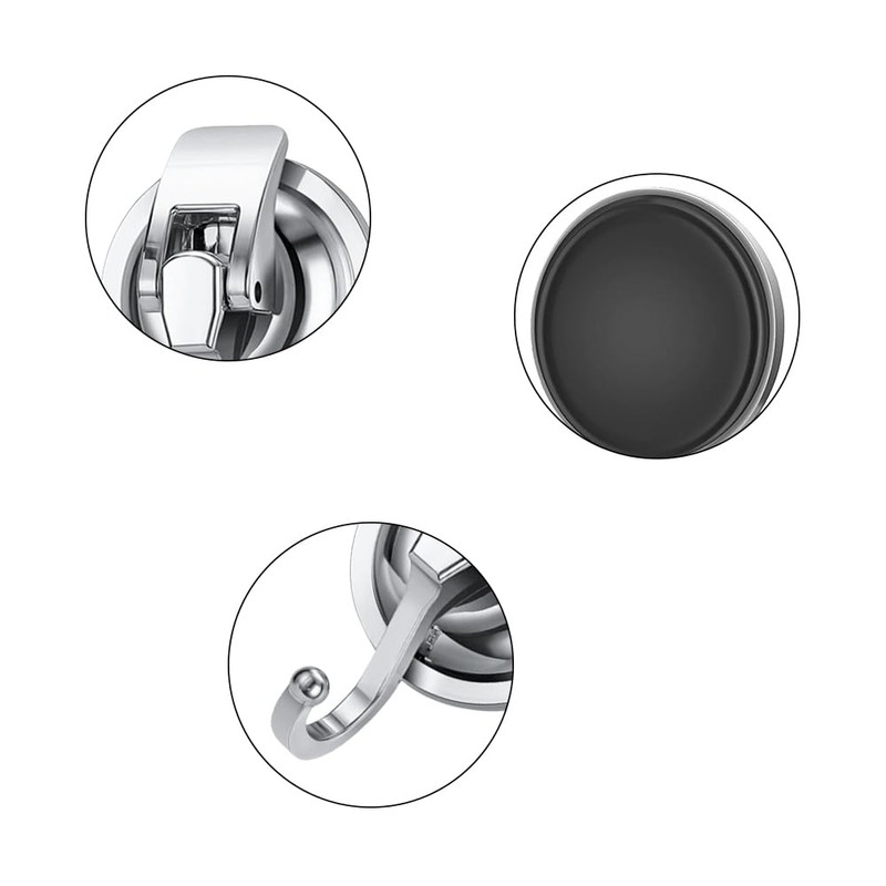 Pamtns Hooks No Drilling Suction Cup 2 Pieces Vacuum Suction