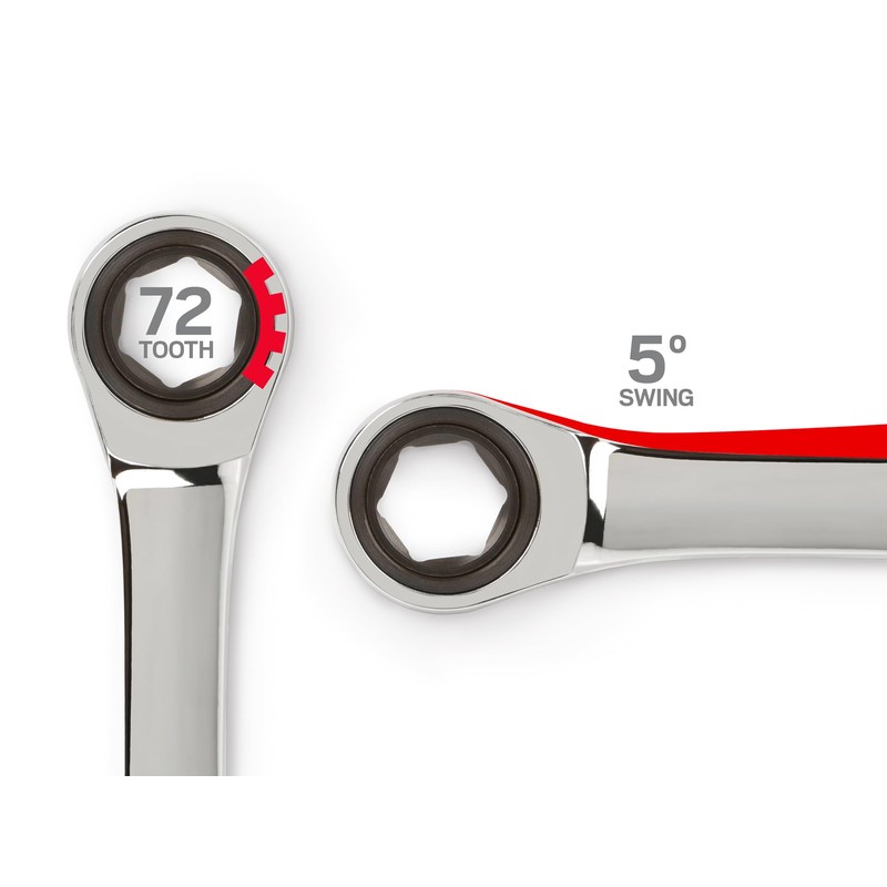 TEKTON 15 mm Ratcheting Combination Wrench | WRN53115