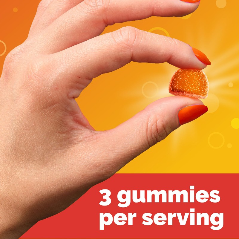 Emergen-C 750mg Vitamin C Gummies for Adults, Immunity Gummies with