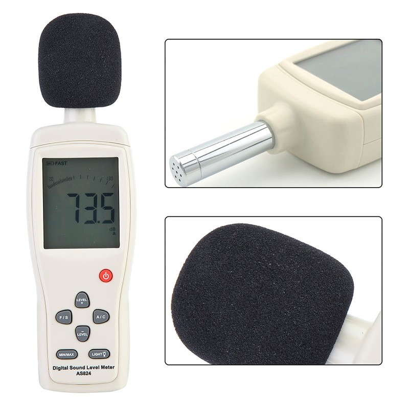SMART SENSOR AS824 Integrated Digital Sound Level Meter Noise Measurement