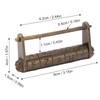 Classical Da Vinci Code Lock Antique Padlock Combination Letter Password