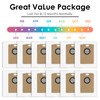 (12 Pack) Replacement Dust Bags Compatible with Tapo RV30 Max
