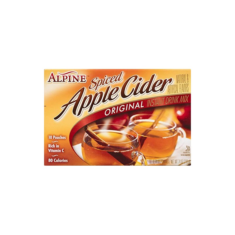 Alpine Spiced Cider Apple Flavor Drink Mix, 10 pouches (Pack