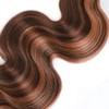Dokksiiia Highlight Ombre Brown Bundle P4/30 Body Wave Human Hair