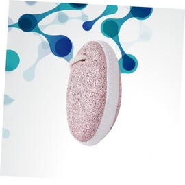 PACKOVE Oval Pumice Stone Foot Care Tool Removing Stone for Smooth Feet Lightweight and Portable Foot Rubbing Tool for Dead Skin Removal Pink Color