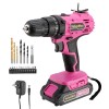 ValueMax Cordless Drill Driver Set Magnetic w/Keyless Chuck 18+1 Torque