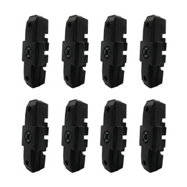 BuxiuGK 8 Pcs(4 Pairs) Bike Brake Pads,Bicycle Brake Pads Replacement Compatible with HS11 HS22 HS24 HS33 HS66 Rubber Road Bike Brake Cover Bike Accessories,Black