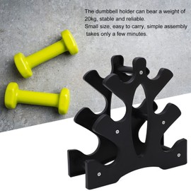 Denash Dumbbell Rack Stand,3 Tier Small Dumbbell Rack Stand,Portable Dumbbell Stand Rack Household,Easy Assembly Weight Holder Rack for Home Gym