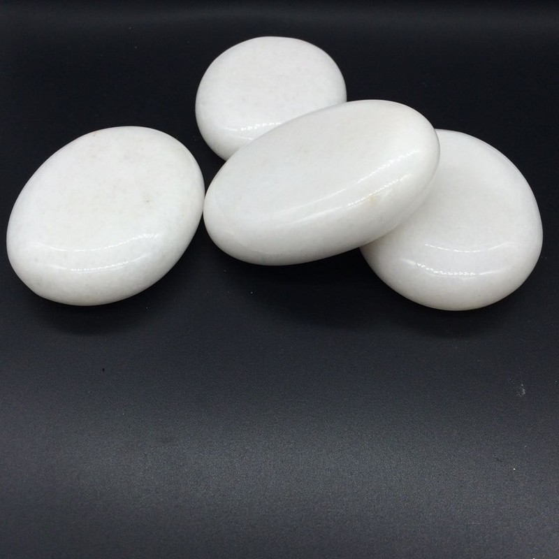 Zabrina 4 pcs Cold Stone Massage Stone Set Handcrafted Marble