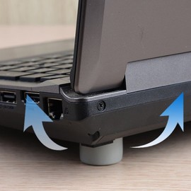Portable laptop rubber pad foot cooling rubber laptop stand / 휴대용 노트북고무패드 발 쿨링 노트북 받침고무 받침대