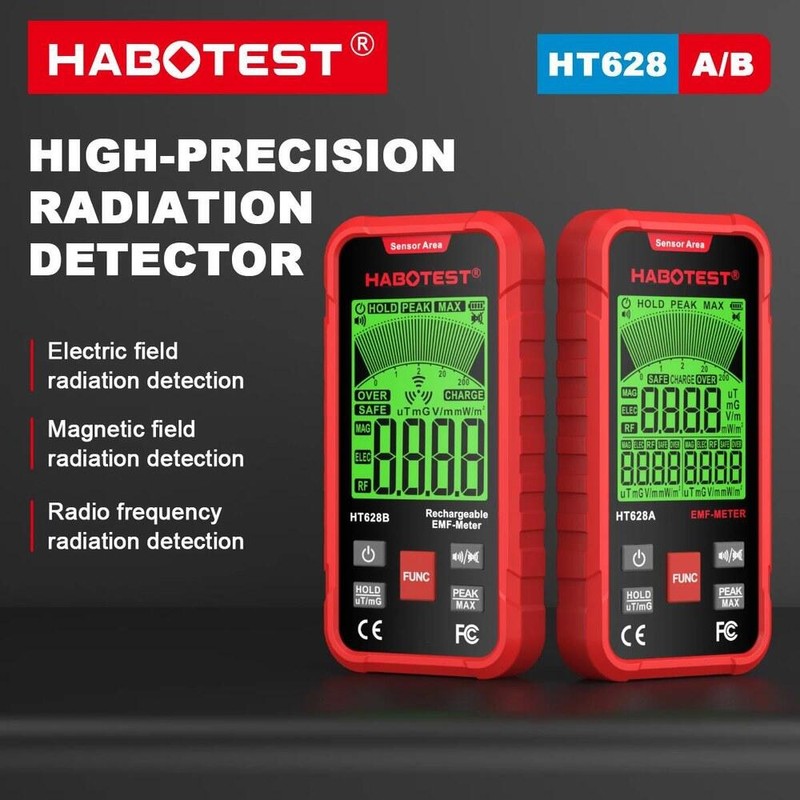 HABOTEST HT628A 628B 전자기 방사선 무선 테스터 휴대용 주파수 [HT628A]