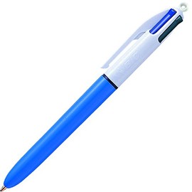 Bic Japan BIC 4 Color Ballpoint Pen 1.0mm 4CMDBLU Blue