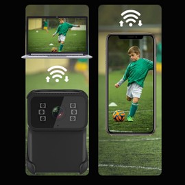 ciciglow Body Camera, Wireless 1080P HD Camera, Body Worn Camera with Microphone, 200W HD Lens, Real Time Video Transmission, Night Vision, Meeting/Cycling/Police/Recording