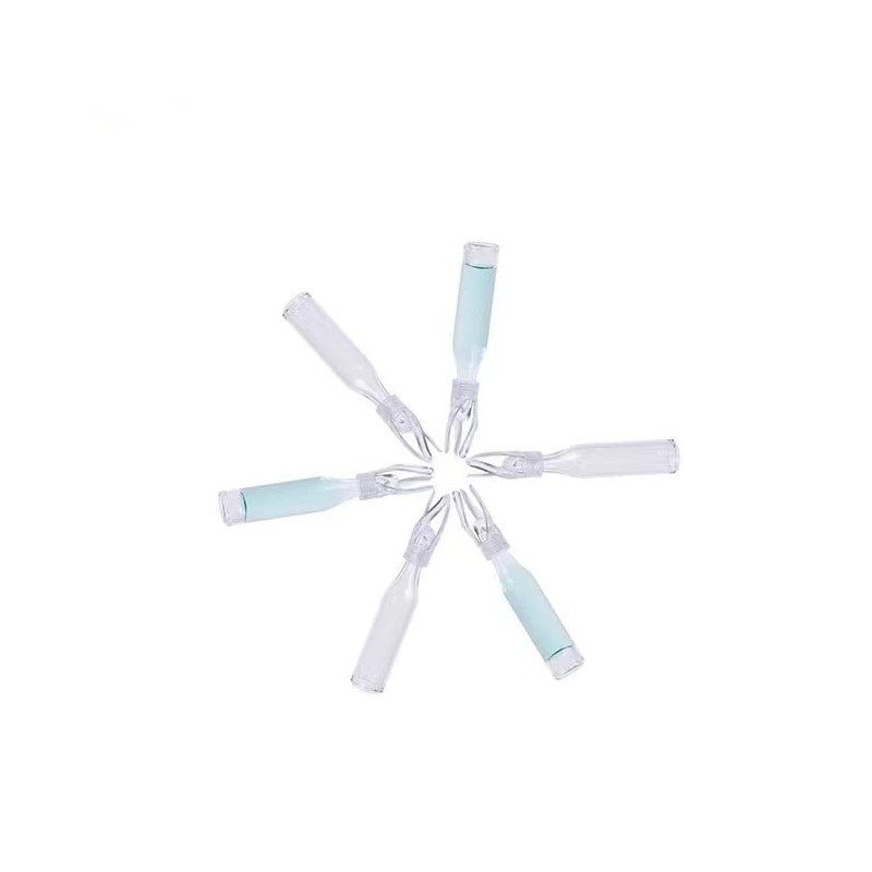 Glass Vial Insert, 100ul Clear Glass Insert with Polyspring,5x29mm, Pack