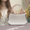 Clutch Purses for Women Small Evening Bag Nude Sparkly Glitter