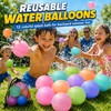 12 Pack Reusable Water Balloons – Soft Silicone Refillable Water