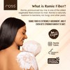Ross Natural Ramie Bath Glove Scrubber Exfoliator for High Lather