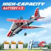 DEERC RC Plane, 2.4GHZ Remote Control Airplane W/ 3 Batteries