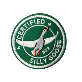 Funny Goose Morale Patch - Embroidered Military Tactical Badge for Army Backpack Bag Vest Clothes Gym Cool Jeans Hats Emblem