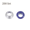 Kozelo Grommets Kit 200set-[4.5mm 3/16" Hole] Metal Eyelets Grommet Tool