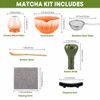 7pcs Matcha Whisk Set, Japanese Matcha Set Includes Green Plastic
