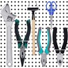 Pegboard Plier Holders, Stainless Steel Double Loop Pegboard Hooks Accessories