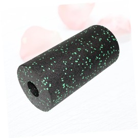 Kisangel High Density Yoga Column Foam Roller Black and Shaft for Muscle Flexibility and Posture Improvement Yoga Accessories for Indoor Fitness