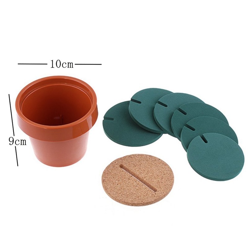 MinniLove Cactus Shape Design DIY Handmade Anti-slip Insulation Anti-Hot Easy