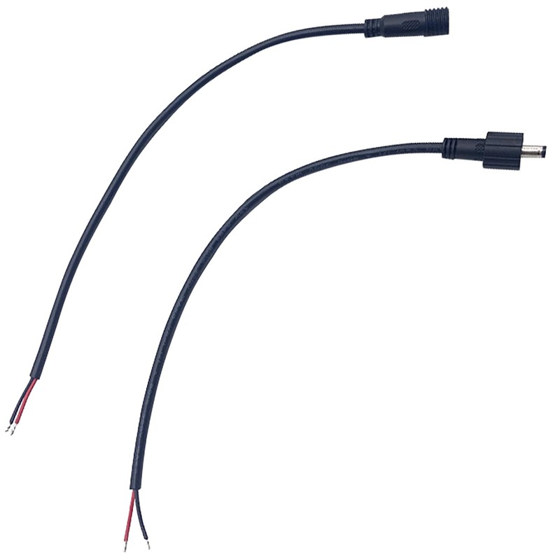 tunghey 6Pack Waterproof DC Power Pigtail Connectors Male Female Pair