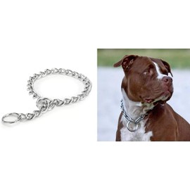 Ultra Strong Extreme Heavy Duty 6mm Thick Big Dog Chain Training Collars Welded Steel (24 inch)