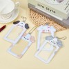 NICENEEDED 4 PCS Cute Puppies Photocard Holder, 3 Inch Kpop
