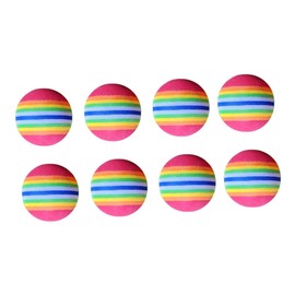 GANAZONO Pack Mm Soft Eva Training Ball Rainbows Sponge Balls for Indoor Practice Safe for Furniture Glass