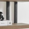 Unbranded Danya B. 4-Tier Floating Bracket Wall Shelf - Walnut