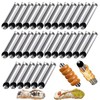 AMBESTAR 30 Pack Cannoli Horn Form Set, Large Stainless Steel