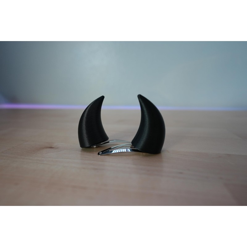 Devil Clip-on Horns (Black)