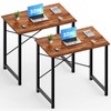 OLIXIS 32 Inch Home Office Desk, Small Computer Work Table