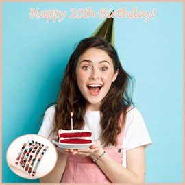 TEVOP 20th Birthday Gifts for Girls, Bead Bracelet 20th Birthday Bracelet Gifts for Teenage Girls, Special Gifts for 20 Year Old Girls