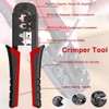 LEATBUY Crimper Set RJ45 Crimp LAN Ethernet CAT5 CAT6 Crimping