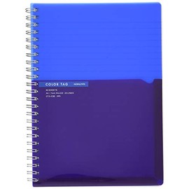 コクヨ(KOKUYO) ノート リングノート カラータグ Bi-COLOR A5 ブルー CTス-C30B