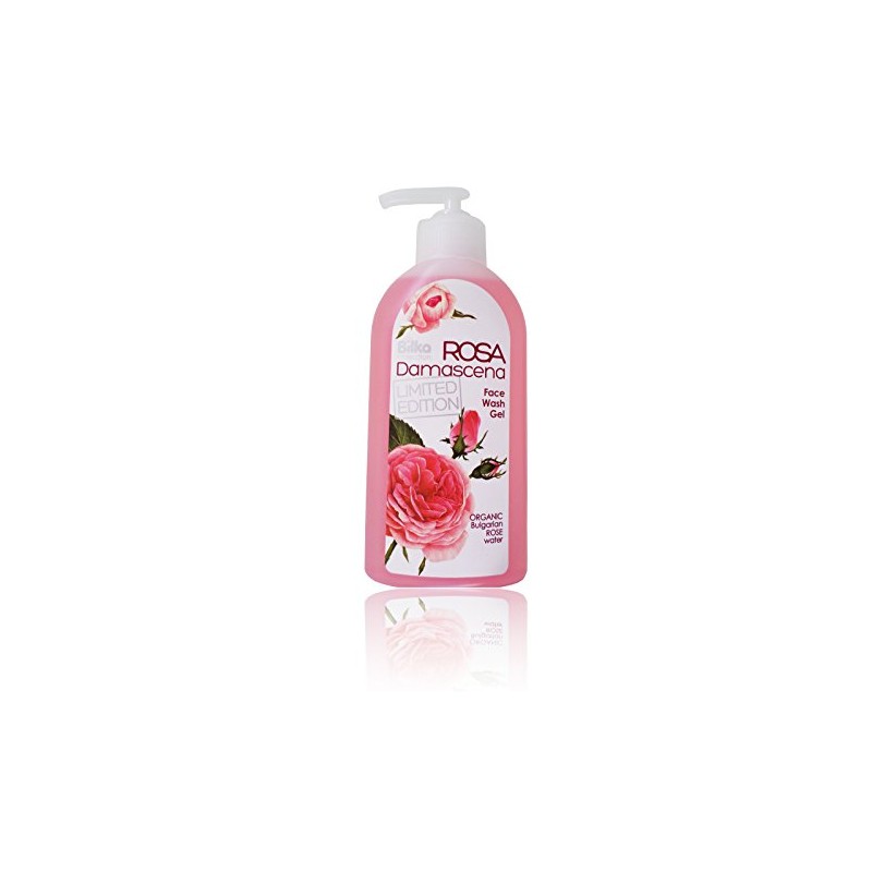 Rosa Damascena Face Washing Gel with Organic Rosewater