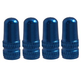 4 x eXotic Anodized Alloy Presta Valve Caps (thin valve aka French,not car type)