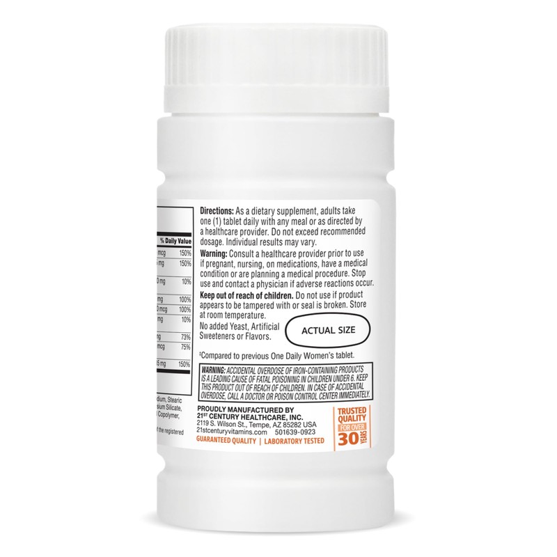 21st Century 21st Century One Daily Women's Tablets, 100 Count