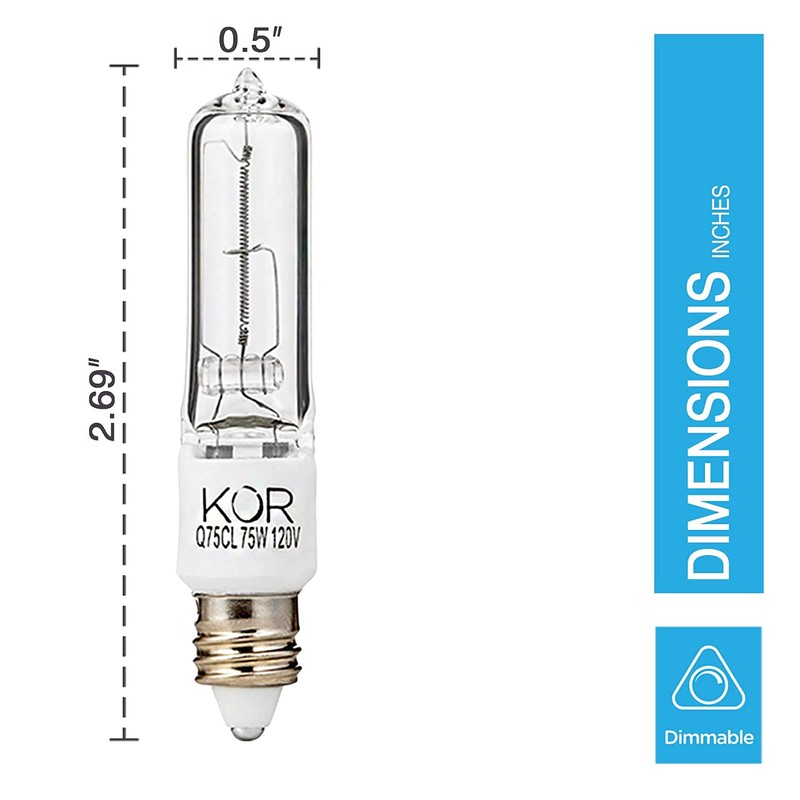 (Pack Of 4) Q75CL/MC - 75 Watt JD T4 E11