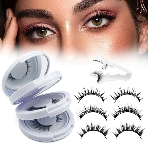 Elara Craft Magnetic Eyelashes,Magnetic Eyelashes with Applicator,2025 New Magnet Lashes