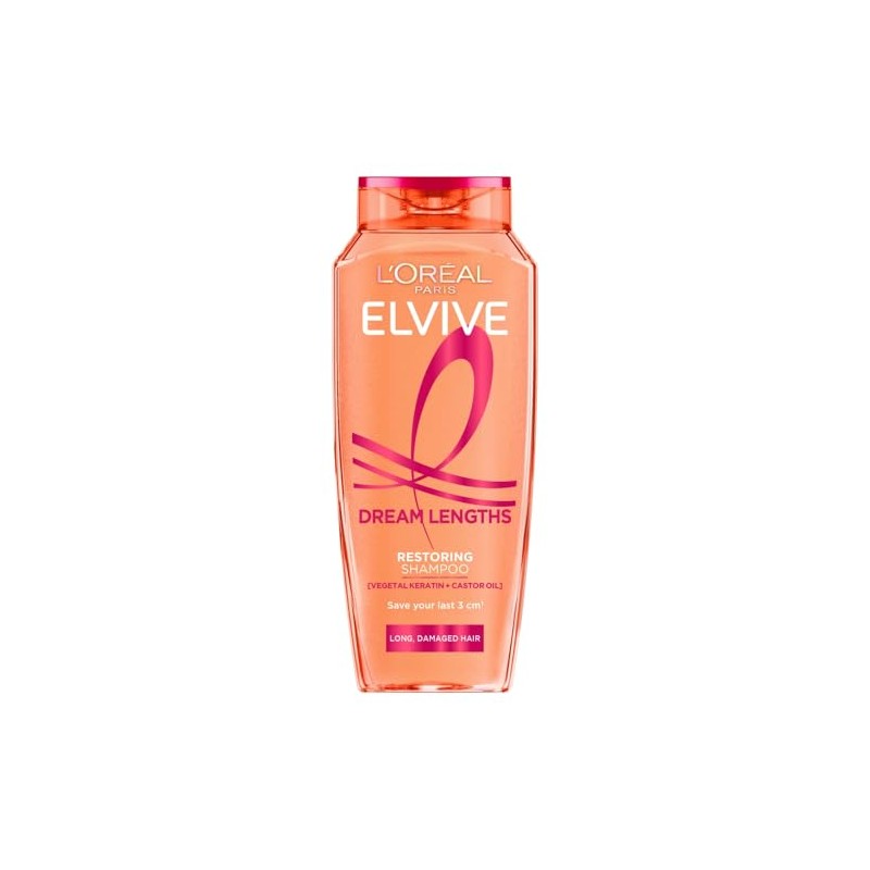 L'Oréal Paris Elvive Shampoo, Dream Lengths Restoring Shampoo with Vegetal