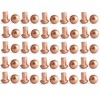 YXQ 50 Pcs Copper Solid Rivets 1/4 Diameter 5/16 L